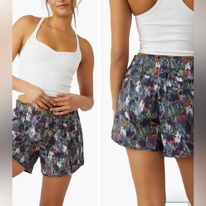 Free People Movement In the Wild Patterned Shorts